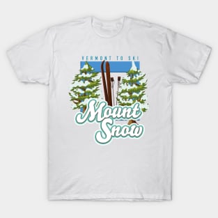 Mount Snow Vermont Ski logo T-Shirt